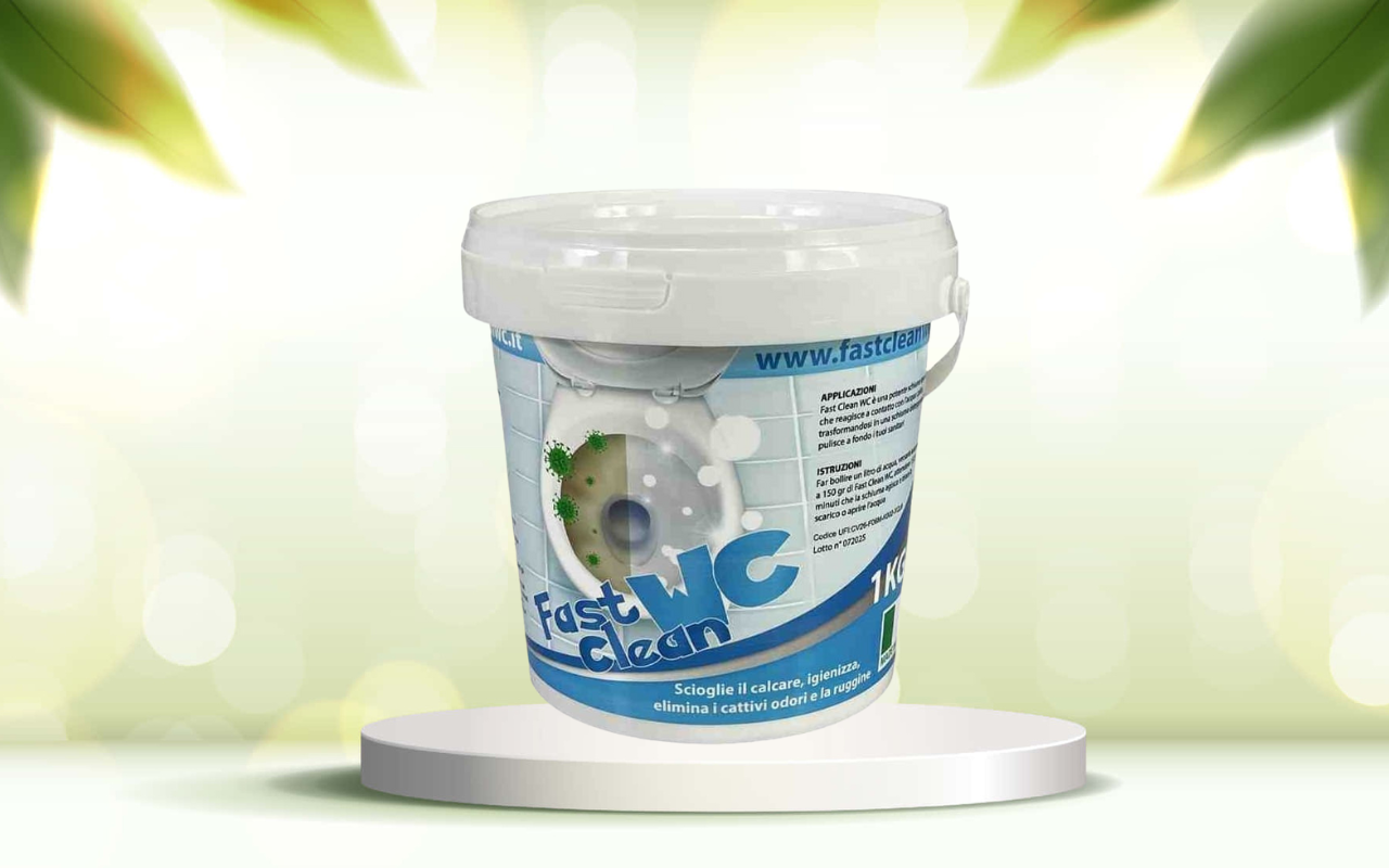 Fast Clear WC: elimina calcare e ruggine senza sforzi, prova la pulizia naturale